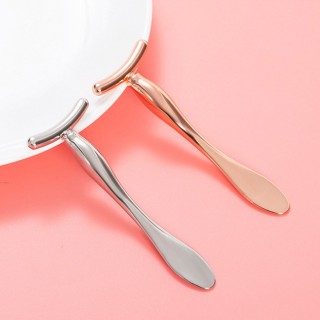 Facial Massager & Eye Cream Applicator - T-shaped Metal Beauty Tool