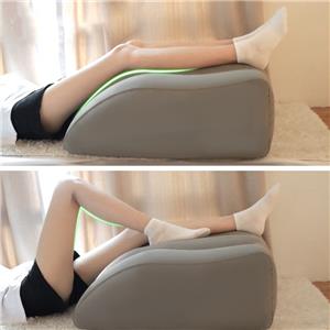 Comfortable PVC Flocking Inflatable Footstool for Relaxation at Home