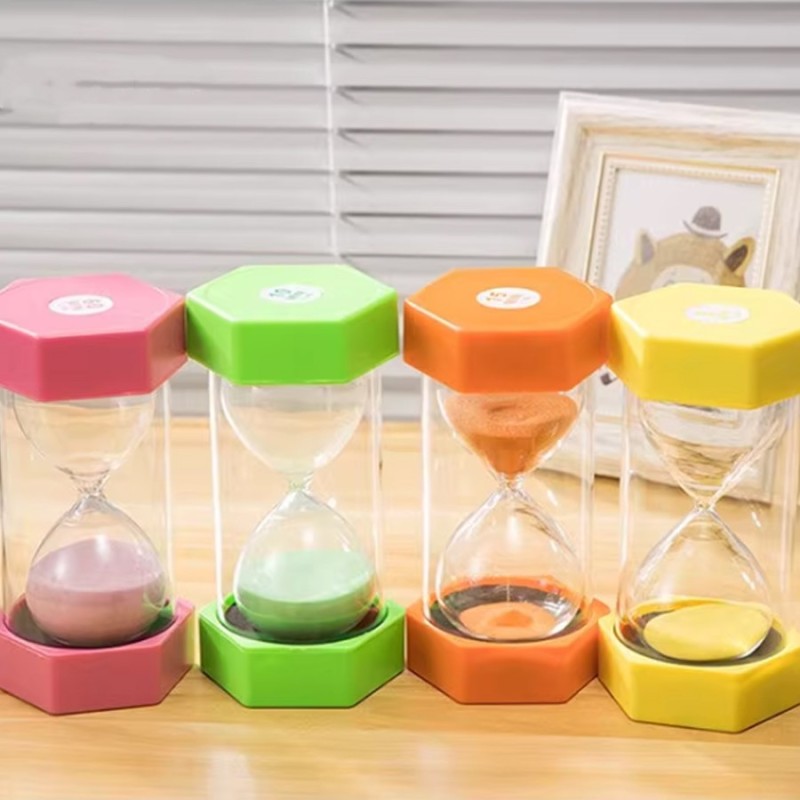 Gift-quality Sand Clock Timer - 10/15 Minutes, Organize Clothes/Clean Room/Game Time Controller