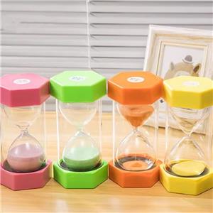 Children's Time Management Sand Timer - Anti-drop Plastic Design for Kids' Habit Building (5/10/15/20 Minutes)