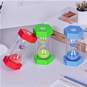Children's Time Management Sand Timer - Anti-drop Plastic Design for Kids' Habit Building (5/10/15/20 Minutes)