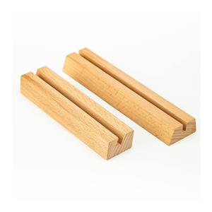 Sturdy Wooden Card Stand: Versatile holder for postcards, menus, photos, and handwritten notes, doubles as storage box.