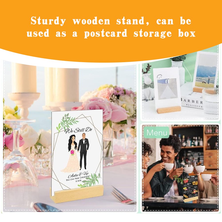 Wooden Photo Stand