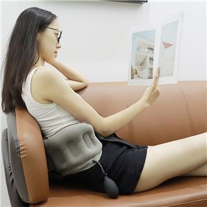 Portable Inflatable Lumbar Support Belt - Adjustable Waist Airbag for Office/Car/Travel/Home