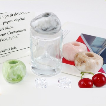Fashionable Resin Perfume Cap with Colorful Options, Suitable for Perfume & Aroma Bottles, Customizable Size