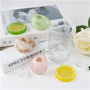 Fashionable Resin Perfume Cap with Colorful Options, Suitable for Perfume & Aroma Bottles, Customizable Size
