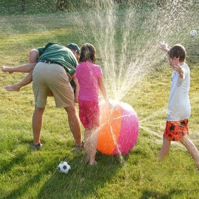 Dual-Function Inflatable Water Ball for Kids - Sprinkler & Play Ball in One