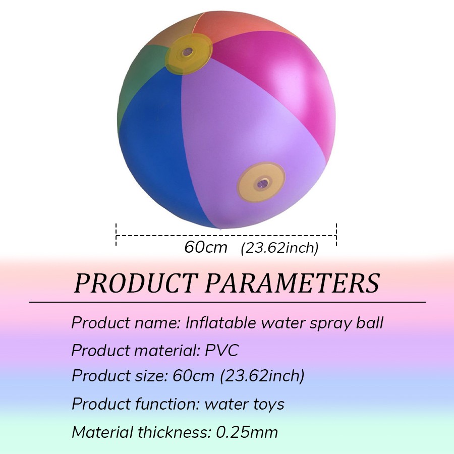 Parent-Child Interactive Water Spray Ball - Outdoor Lawn & Pool Party Toy