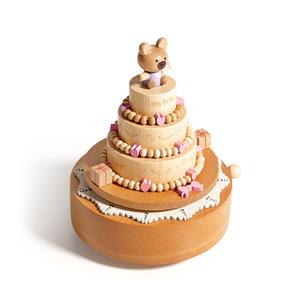 Premium Beech Wood Music Box with Ferris Wheel Scene - Home Decor