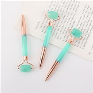Office & Study Essential: Resin Pen with Facial Massager - Customizable for Business Gifts