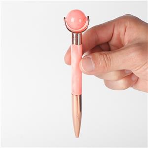Office & Study Essential: Resin Pen with Facial Massager - Customizable for Business Gifts