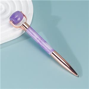 Office & Study Essential: Resin Pen with Facial Massager - Customizable for Business Gifts