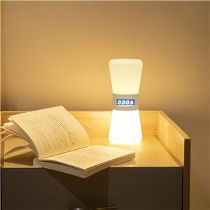 Digital Hourglass-Inspired Night Light Self-Sensing Reverse Function Dual-Click Control Countdown Timer Novelty Gift