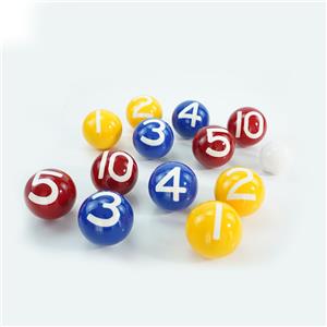 Custom 8 Pack 75MM Marbleized Resin Bocce Ball Games Set for Official Petangue Boules Tournaments Sports & Entertainment Product