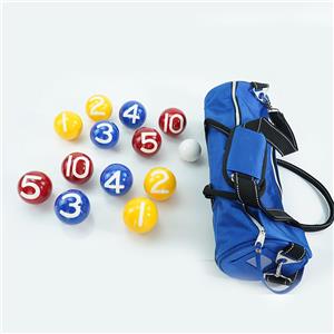 Custom 8 Pack 75MM Marbleized Resin Bocce Ball Games Set for Official Petangue Boules Tournaments Sports & Entertainment Product