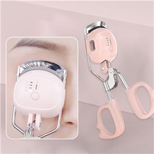 Rechargeable Handheld Heated Eyelash Curler Built Comb Electric Eyelash Curler Heat for Better Lash Curl Eyelash Curler Eyelash