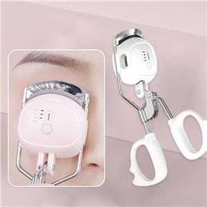 Rechargeable Handheld Heated Eyelash Curler Built Comb Electric Eyelash Curler Heat for Better Lash Curl Eyelash Curler Eyelash