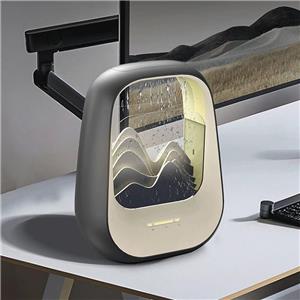 2025 Creative Bluetooth Speaker Raindrop Humidifier Technology Private Model Feng Shui Night Light Sleep Ornaments Novelty Gifts
