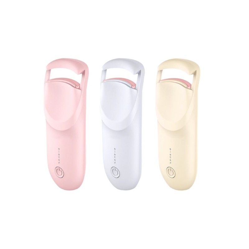 8s Fast Heating 24hrs Long Lasting Natural Eyelashes Lash Lift Style Electric Heated Eyelash Curler Type-C Rechargeable Curler