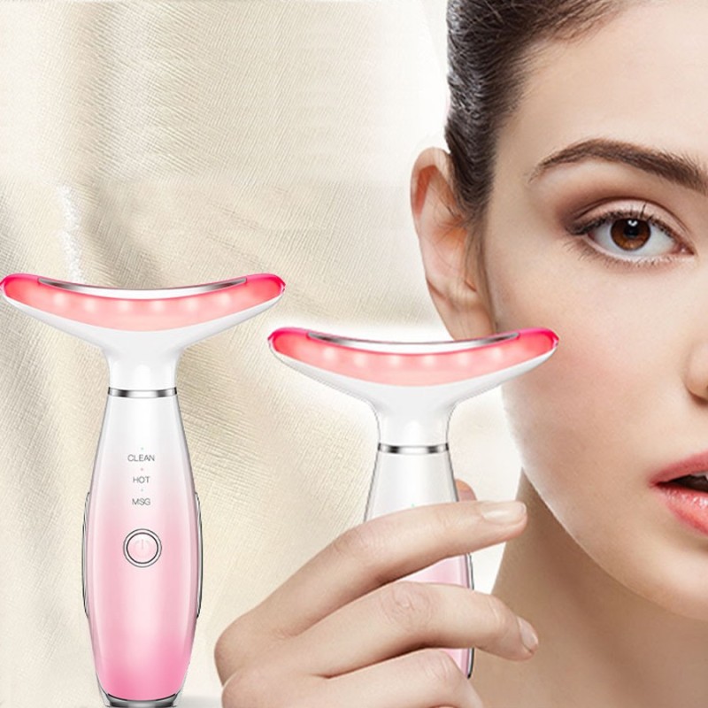 Home Beauty Instrument Face & Neck Lifting Massager with Wrinkle Reduction Facial Introduction Artifact