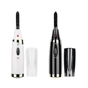 Portable Electric Eyelash Curler Styling Tool Fast Heating Long-lasting Battery Heated Curved Lashes for Long-lasting Effect