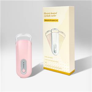 Women's Rechargeable C-Shaped Mini Eyelash Curler 24-hour Long-Lasting Natural Curls Double Arc Design Heated Eyelash Curler