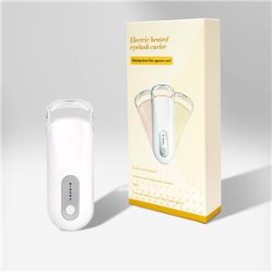 Women's Rechargeable C-Shaped Mini Eyelash Curler 24-hour Long-Lasting Natural Curls Double Arc Design Heated Eyelash Curler