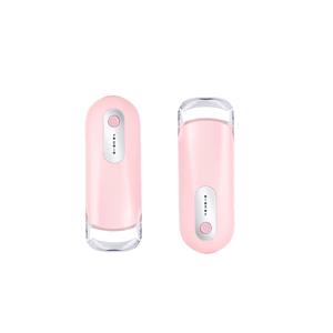 Women's Rechargeable C-Shaped Mini Eyelash Curler 24-hour Long-Lasting Natural Curls Double Arc Design Heated Eyelash Curler