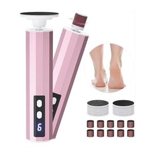 Rechargeable Electric Foot File Callus Remover Pedicure Kit Portable Care for Dead Skin Scrub Heel Scrubber Foot Scraper