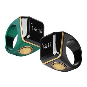 Wholesale Muslim Prayer Ring: Real-Time Adhan Alerts, Kaaba Direction Finder, 0.49