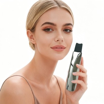 Wireless Ultrasonic Facial Scrubber with 3-in-1 Modes for Deep Cleansing & Blackhead Removal