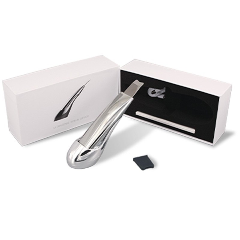 Rechargeable Ultrasonic Skin Scrubber with Sonic Vibration & Water-Based Exfoliation Tech