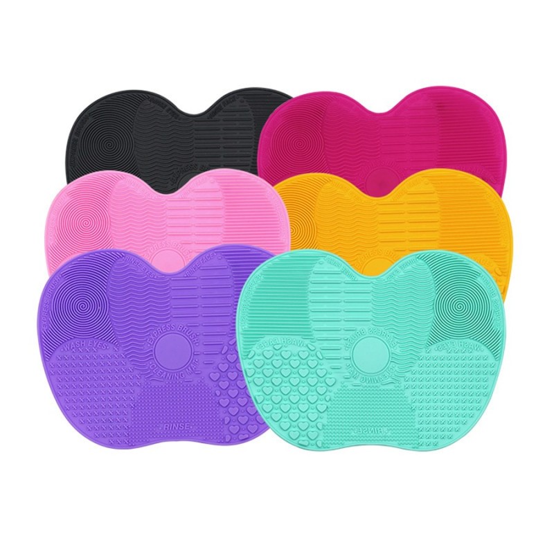 Silicone Makeup Brush Cleaner Pad for Brushes, Sponges & Puffs - Deep Cleans, Portable, Easy to Use, Durable & Reusable.