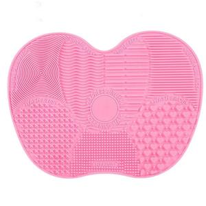 Makeup Brush Cleaning Mat Silicone Brush Cleaning Pads with Suction Cups Suitable for Home and Travel