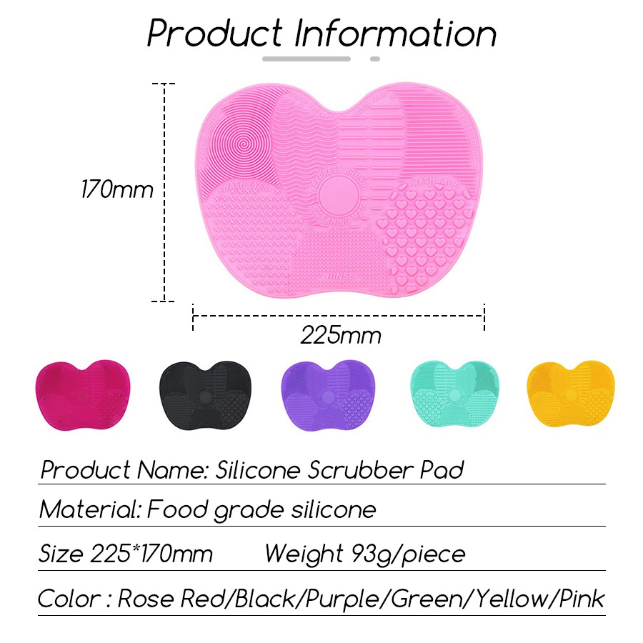 Silicone Makeup Brush Cleaning Mat