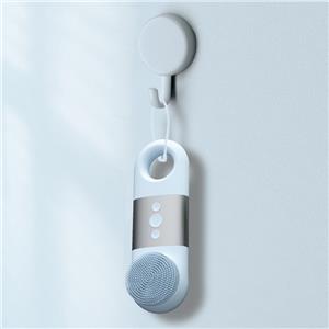 Silicone Facial Cleansing Brush with Cold & Warm Modes - Deep Clean, Pore Tighten, Red Light Therapy & Waterproof Design