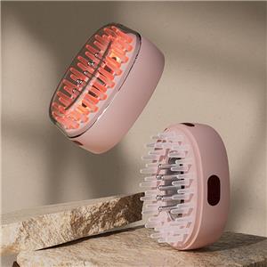 OEM Custom Logo Electric Hair Growth Comb with Red Light LLLT, Vibration & Easy-Carry Design