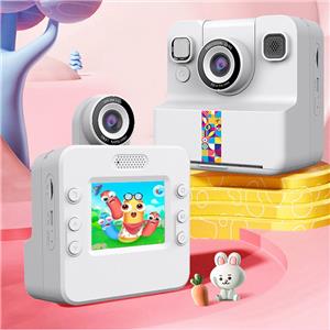 Kids Instant Print Polaroid Camera w/ 180° Flip Lens & 2.4