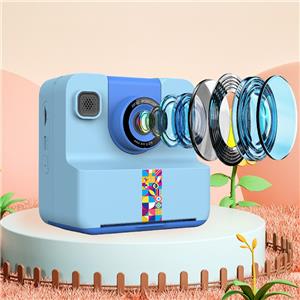 Kids Instant Print Polaroid Camera w/ 180° Flip Lens & 2.4