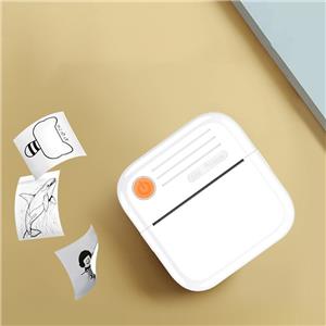 Wireless Bluetooth Portable Thermal Printer Mini Photo Label Printer for Mobile Notes Diaries DIY Projects Sticker Printing