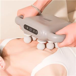 Lie-down Operable Fascial Massager with 8-core Motor: USB Rechargeable, Neck/Waist/Thighs Targeted Relief
