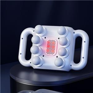 Lie-down Operable Fascial Massager with 8-core Motor: USB Rechargeable, Neck/Waist/Thighs Targeted Relief