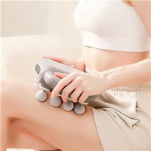 Lie-down Operable Fascial Massager with 8-core Motor: USB Rechargeable, Neck/Waist/Thighs Targeted Relief