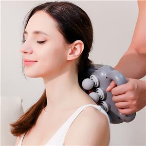 Lie-down Operable Fascial Massager with 8-core Motor: USB Rechargeable, Neck/Waist/Thighs Targeted Relief