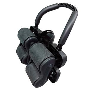 Ab Wheel Roller Fitness Abdominal 4 Wheels Abdominal Roller with Digital Timing