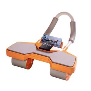 Three Wheels Home Gym Training Abdominal Power Wheel ABS Roller Sport Pulley with Knee Pad Muscle Exercise Tummy Push Wheel