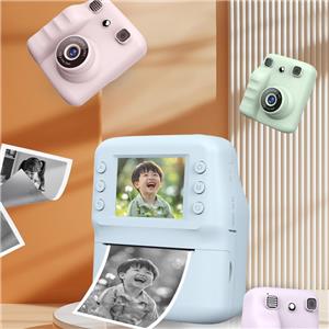 Kids Camera Instant Print Photo, Portable Thermal Printing Camera Toy with HD Digital Video, for 3-12 Years Old Boys Girls, Creativity & Learning