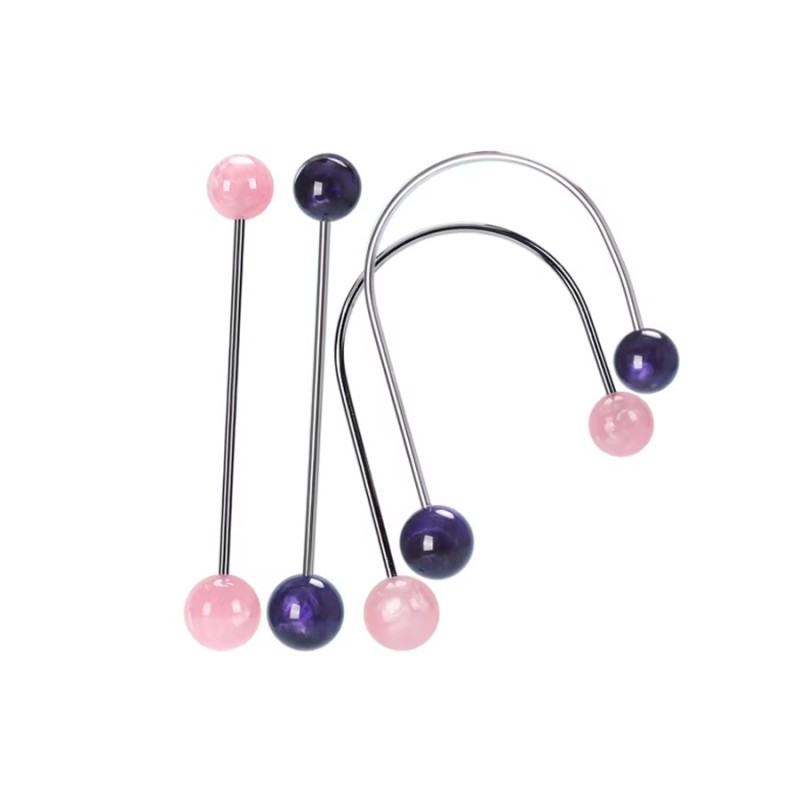 Stainless Steel Double G Pop Wand for G Spot Stimulation Female Adult Private Area Massager