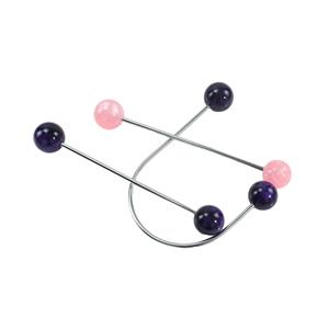 G-Spot Massage Metal Wand Double-Ended Stainless Steel Sex Toy for Prostate and Vaginal Masturbation for Women Men Couples