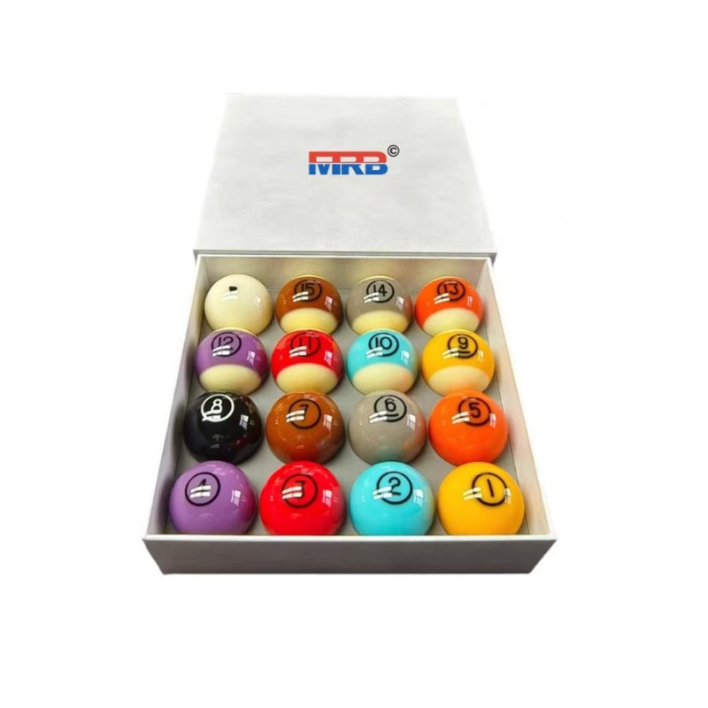Customizable 57.2mm Resin 16-Piece Pool Balls Set with Color/Size/Logo Personalization for Club & Home Use